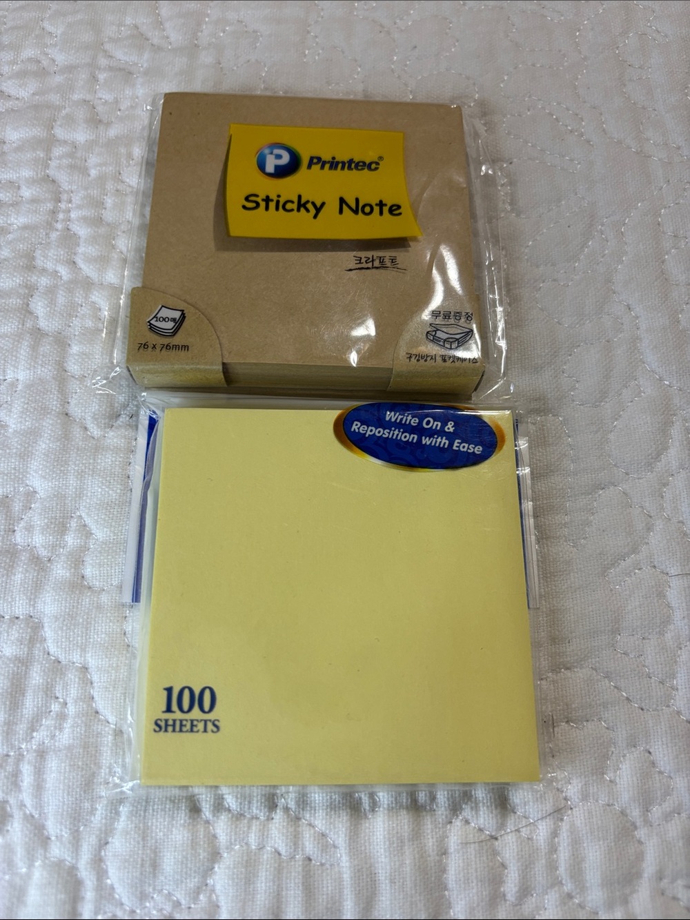 Yellow Sticky Notes Pack - Durable Self-Stick Notes - Picture 2 of 6